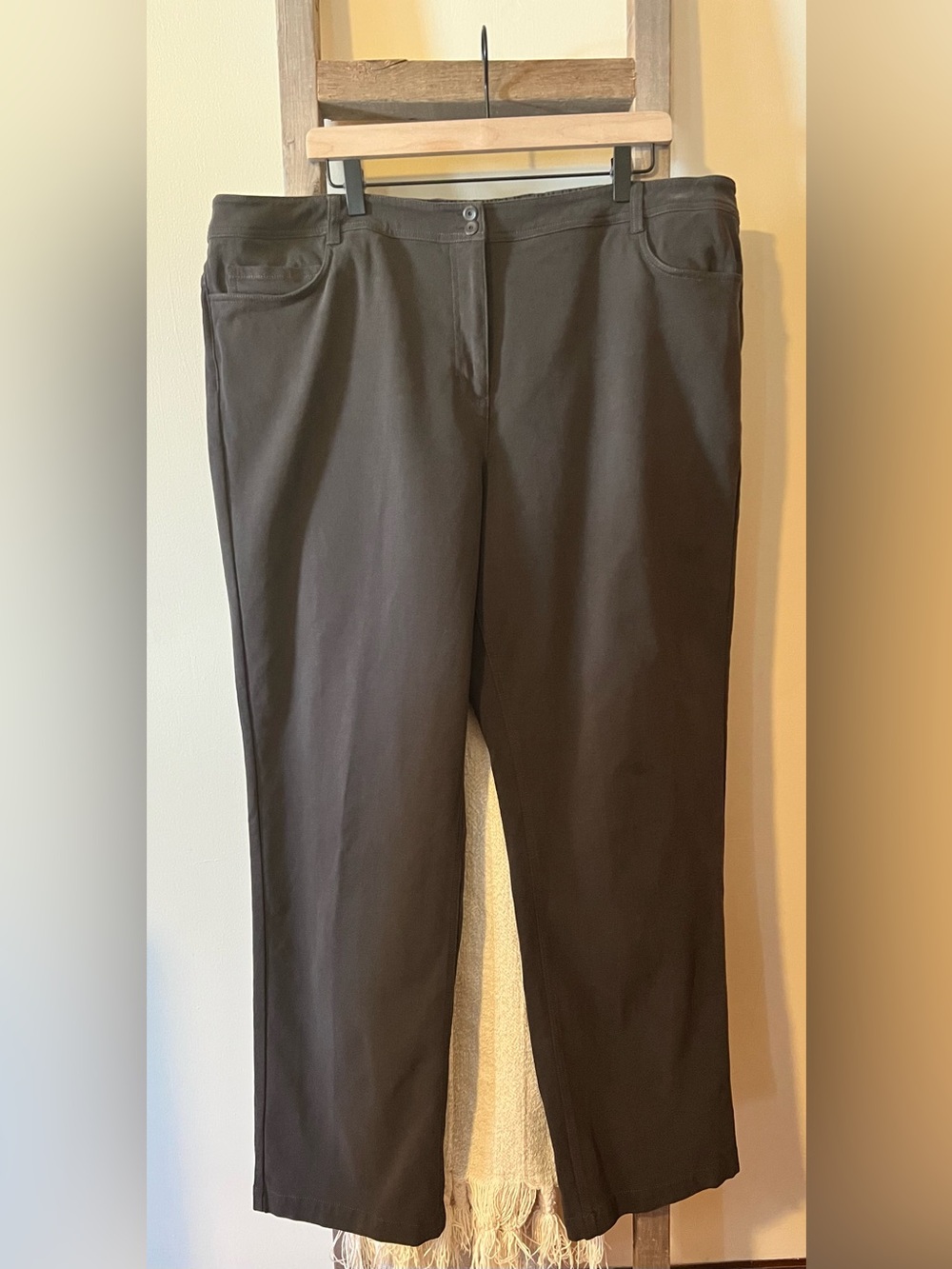 Eileen Fisher Women's Italian Fabric Straight Leg Pant size 2X